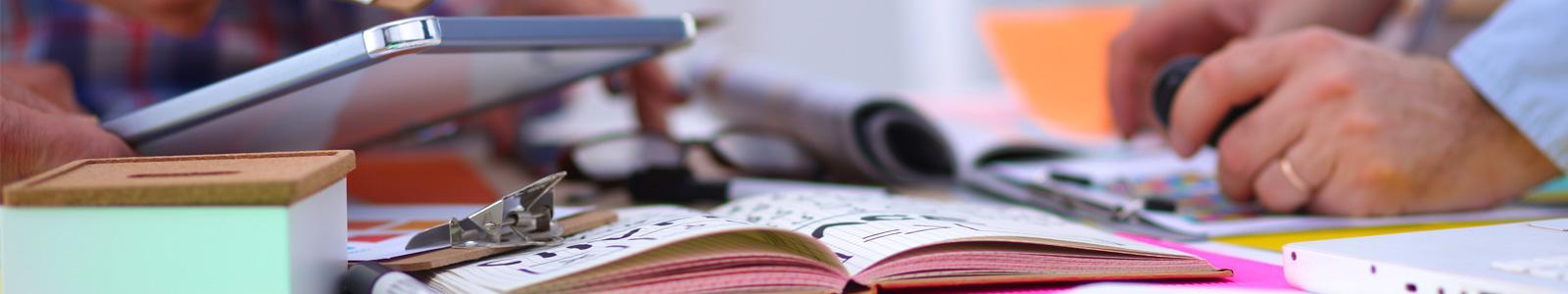 book on a table